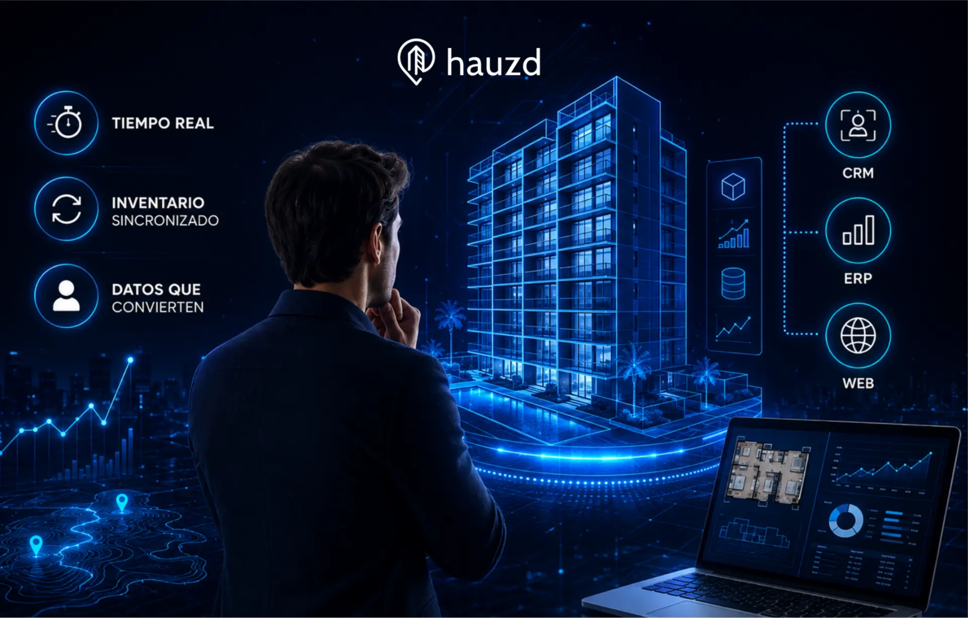Visualización 3D en tiempo real de un proyecto inmobiliario con hauzd