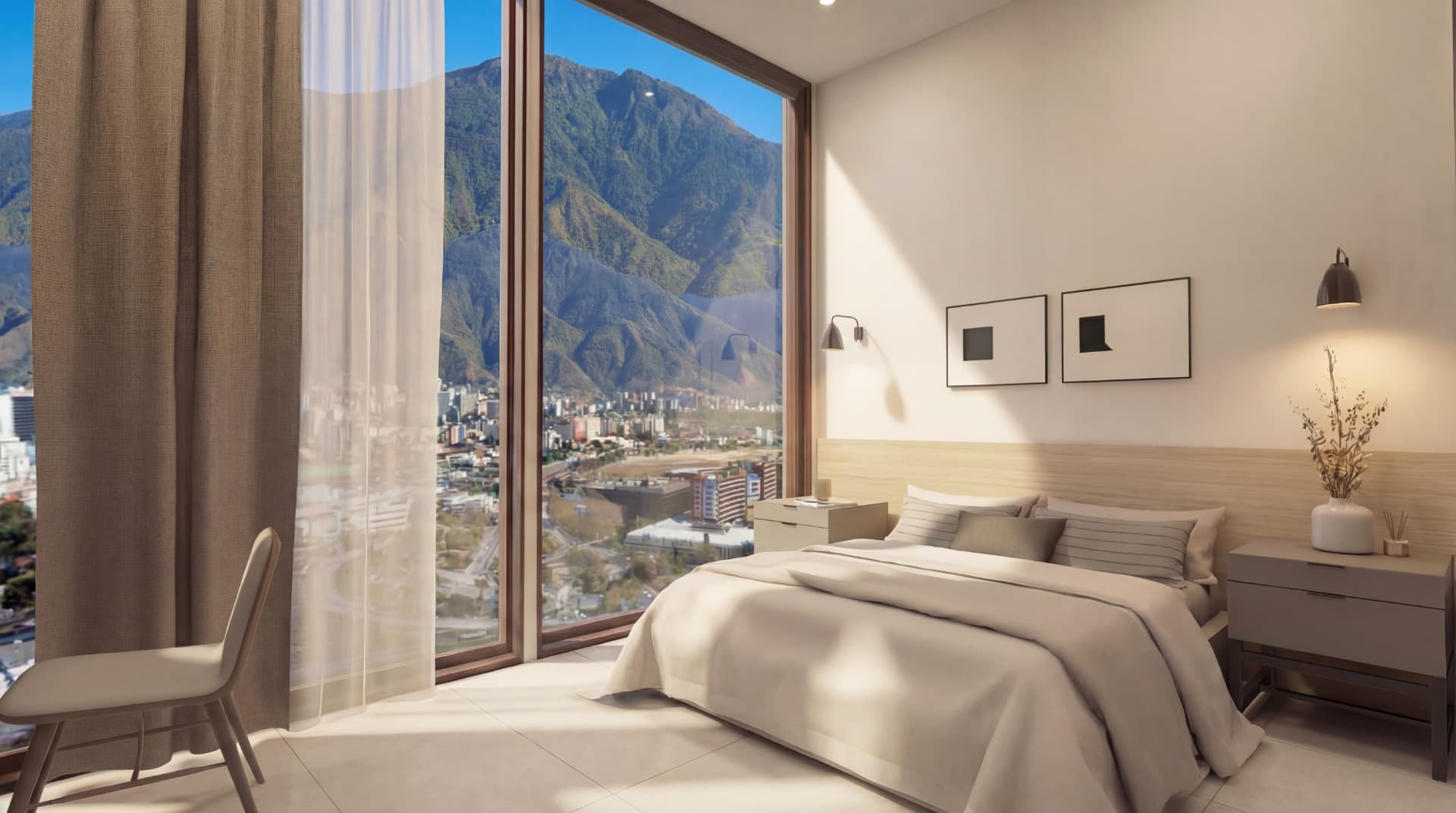 Alma Wellness apartment with mountain views