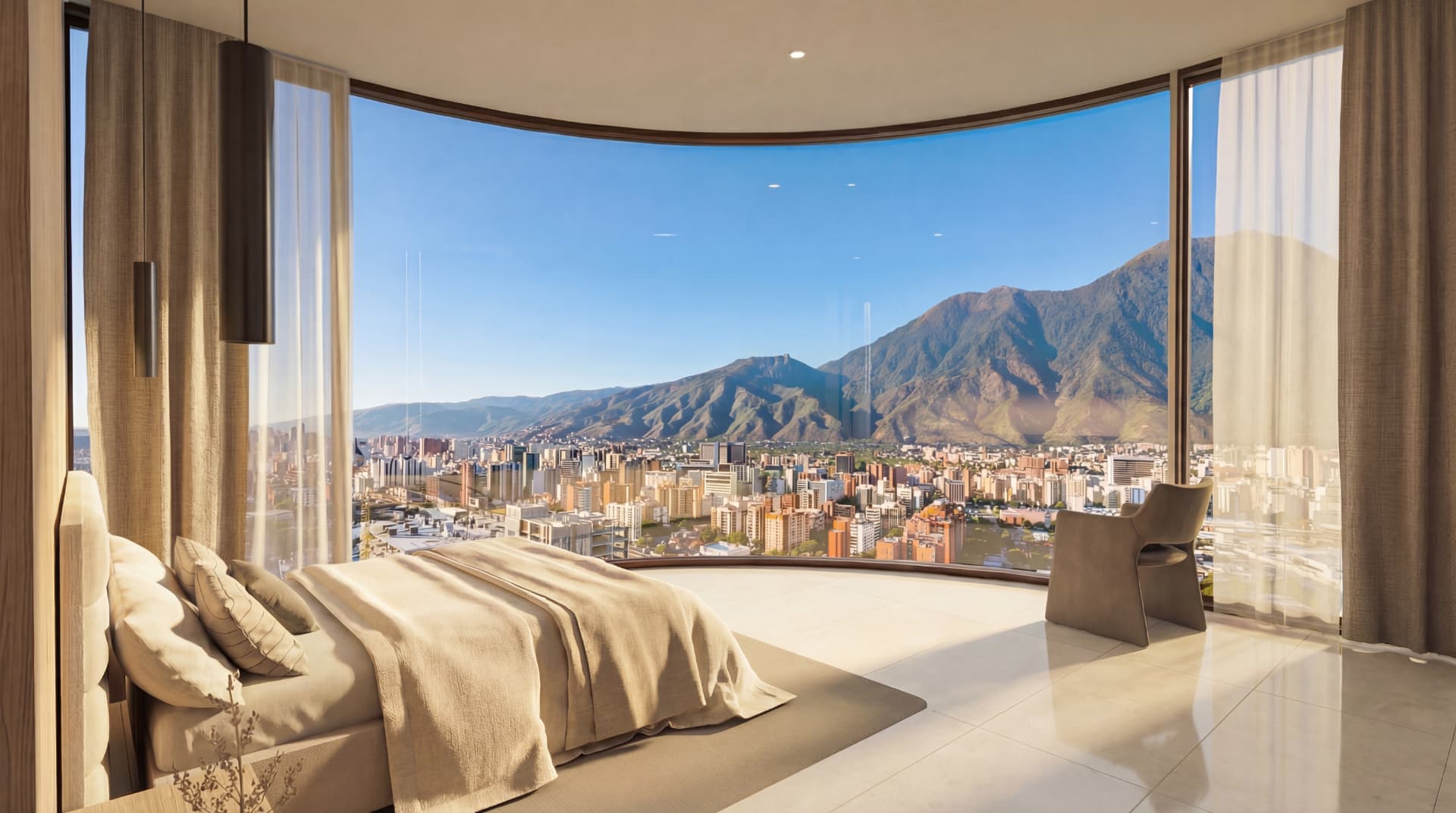 Master bedroom with Ávila views