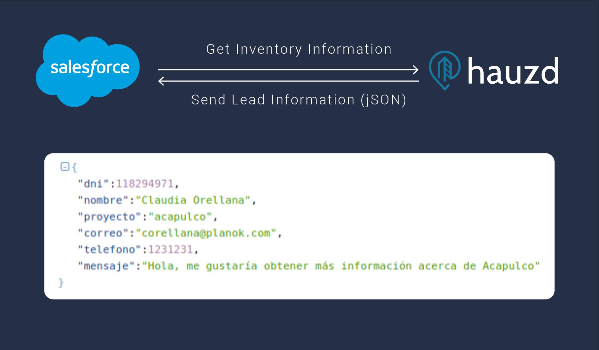 API Integration - Salesforce hauzd