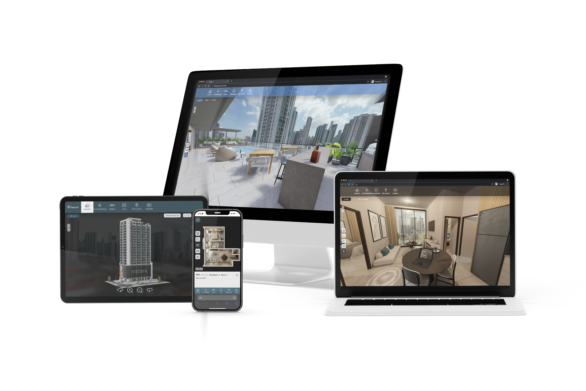 hauzd platform on multiple devices